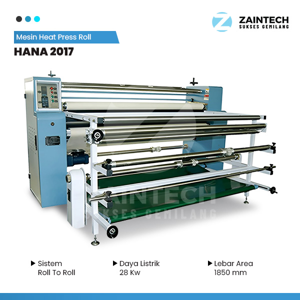 Mesin Heat Press Roll To Roll HANA 2017